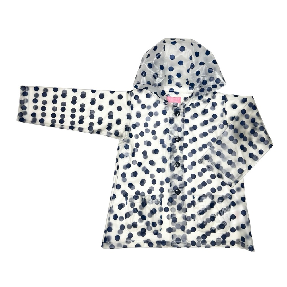 Minoti Clear Polka‎ Dot Rain Jacket